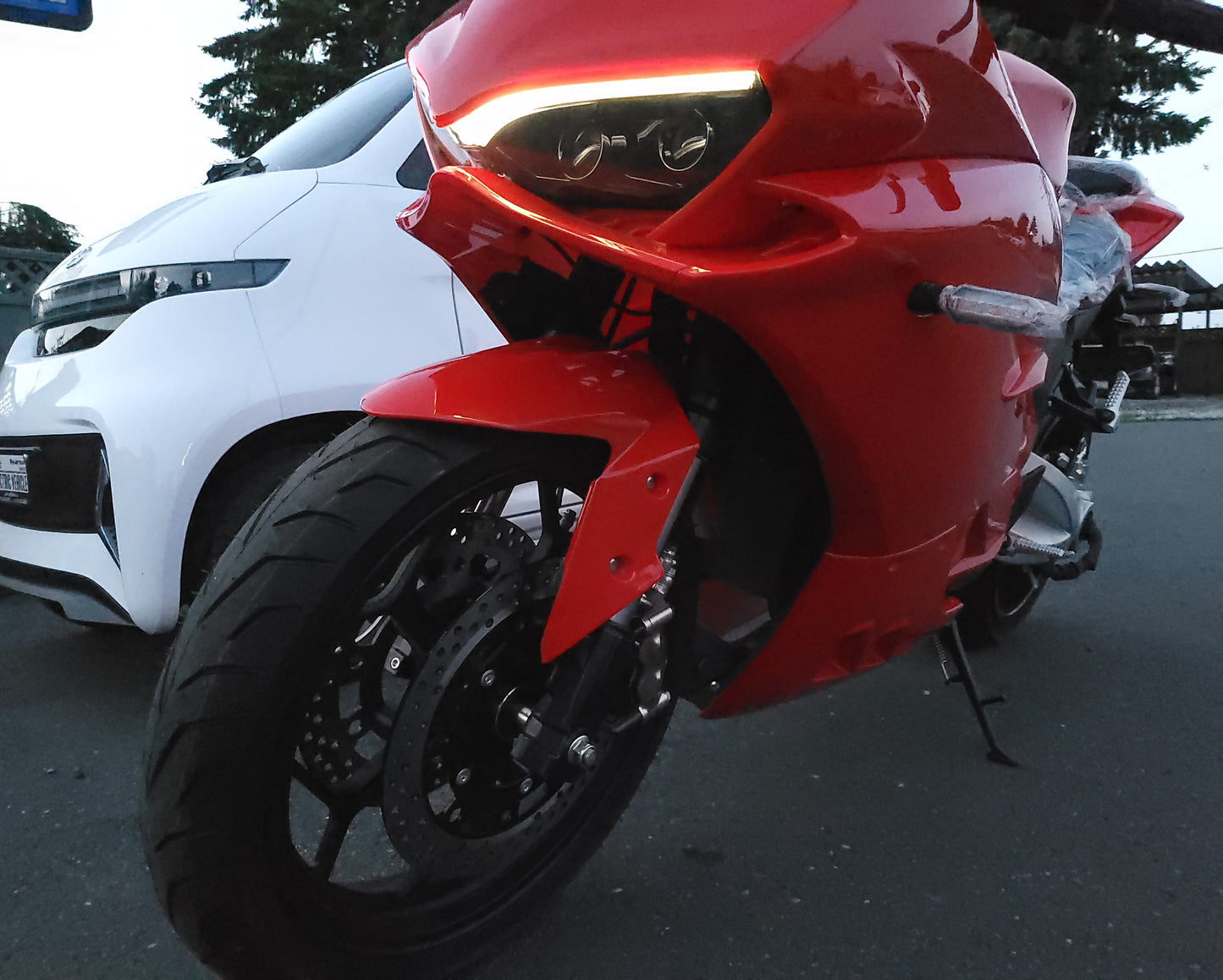 RAWATRON DEVIL 2.0 SINGLE SIDED SWINGARM 88v 60AH AND BREMBO BRAKES