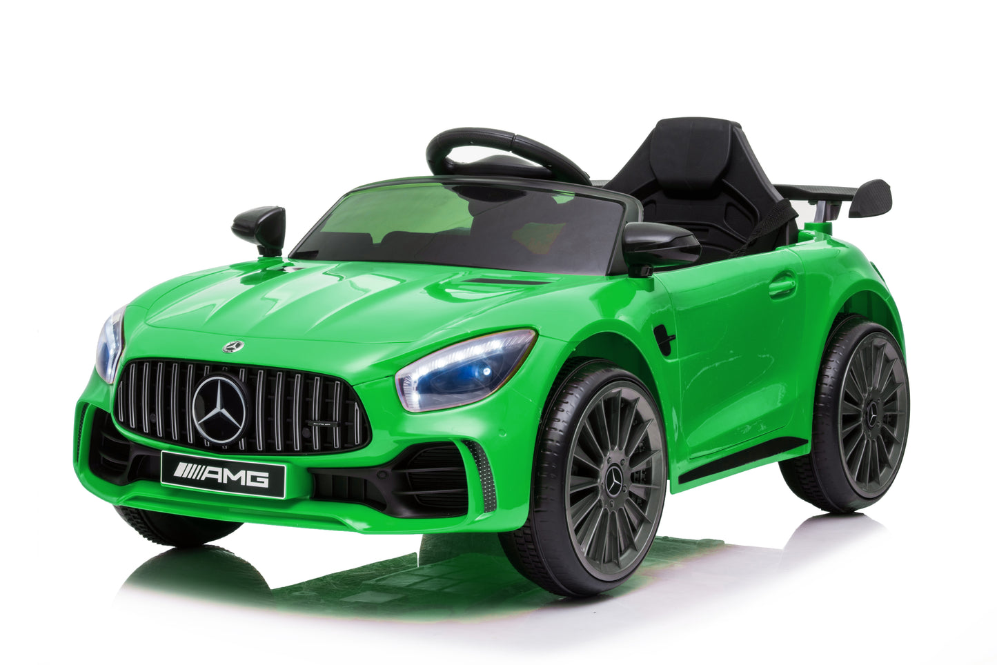 LICENSED MERCEDES AMG 12V 1 SEAT WITH PARENTAL REMOTE, LEATHER SEAT