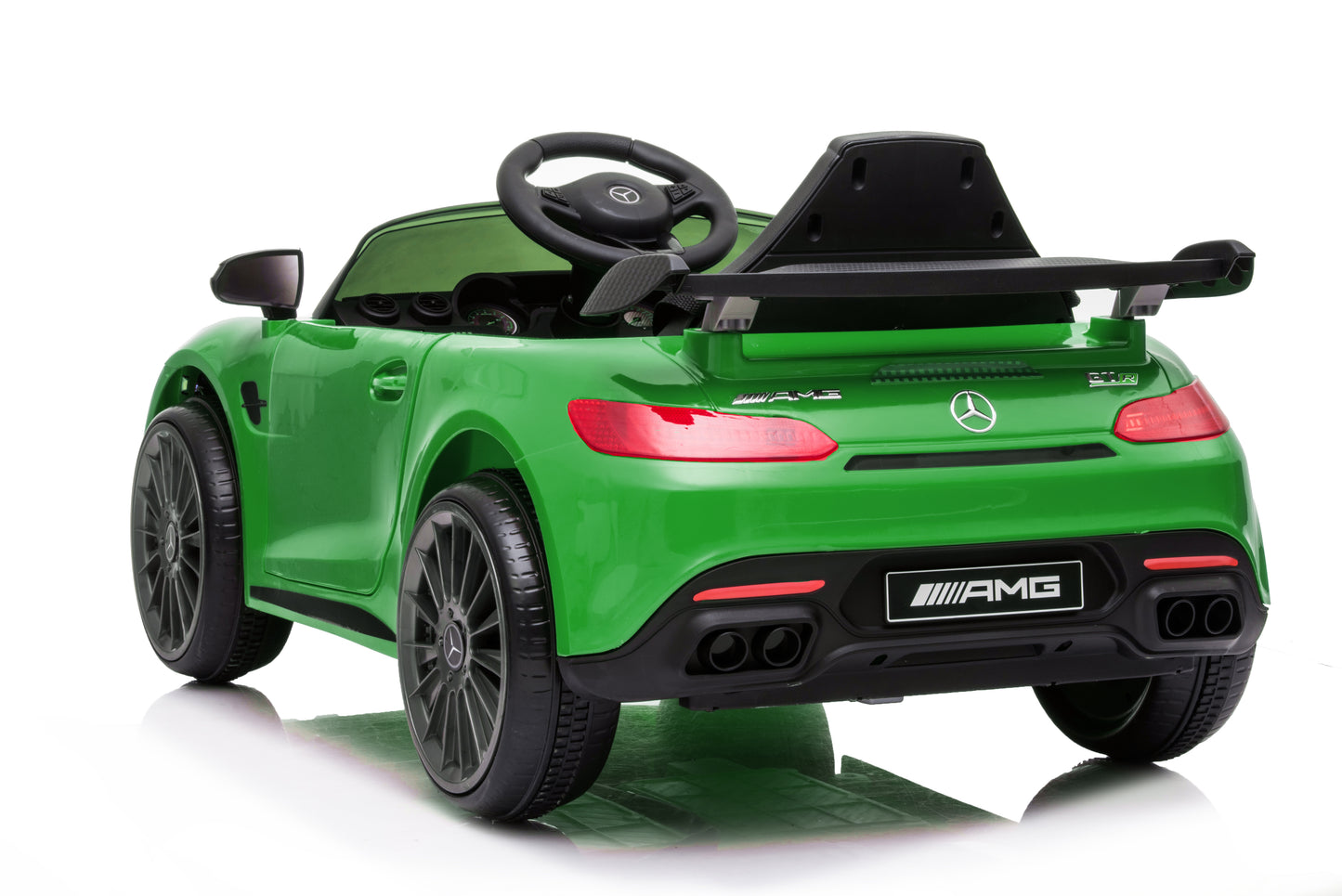 LICENSED MERCEDES AMG 12V 1 SEAT WITH PARENTAL REMOTE, LEATHER SEAT
