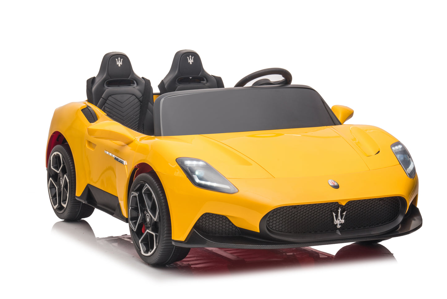 24V 2 Seat Luxury Licensed Maserati MC20 with Parental Remote, Rubber Tire