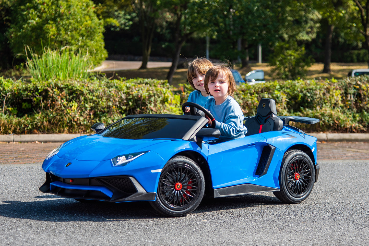 Licensed 24v XXL Lamborghini Aventador SV 2 Seater Big Ride on Car for Kids & Adult
