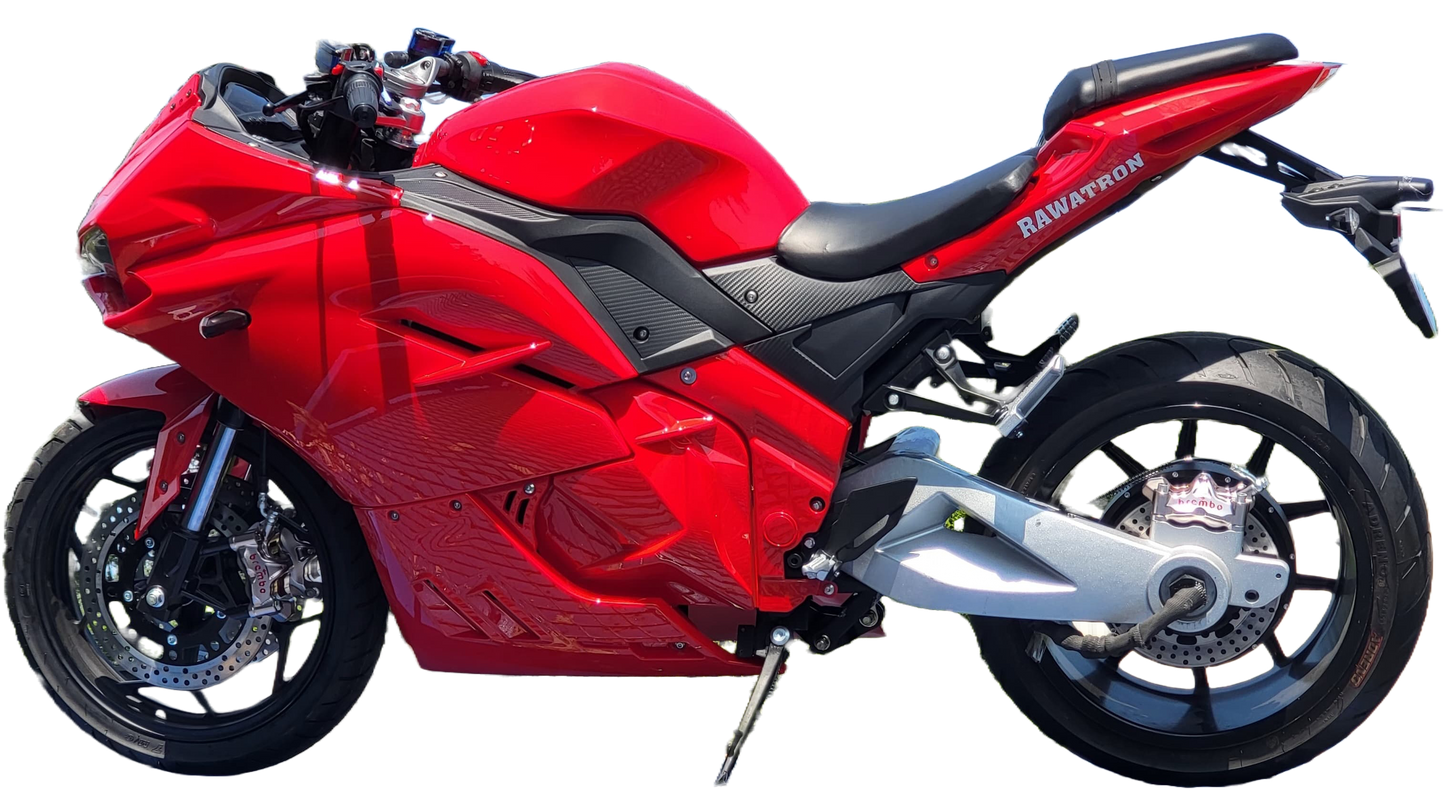 RAWATRON DEVIL 2.0 SINGLE SIDED SWINGARM 88v 60AH AND BREMBO BRAKES