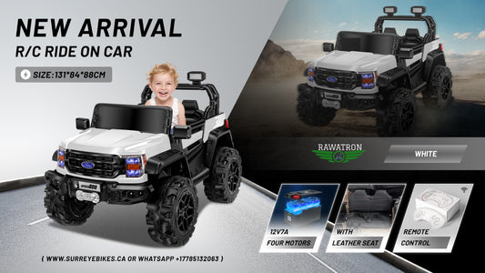 2 Seater 12V 4WD Kids Ride On Pickup Truck with Parental Remote