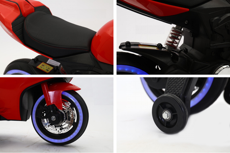 12v ride on motorcycle with training wheel