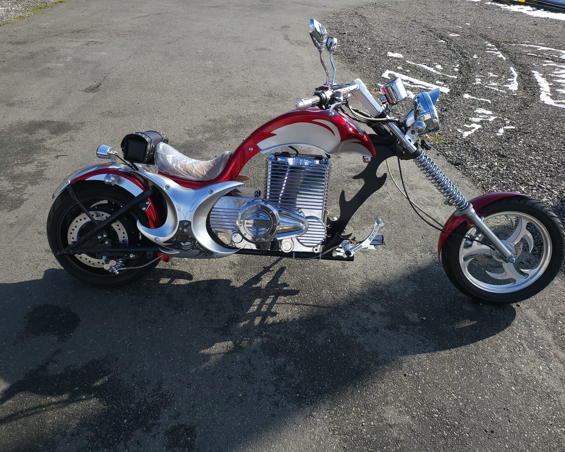 Electric Chopper Motorcycle Mods photo