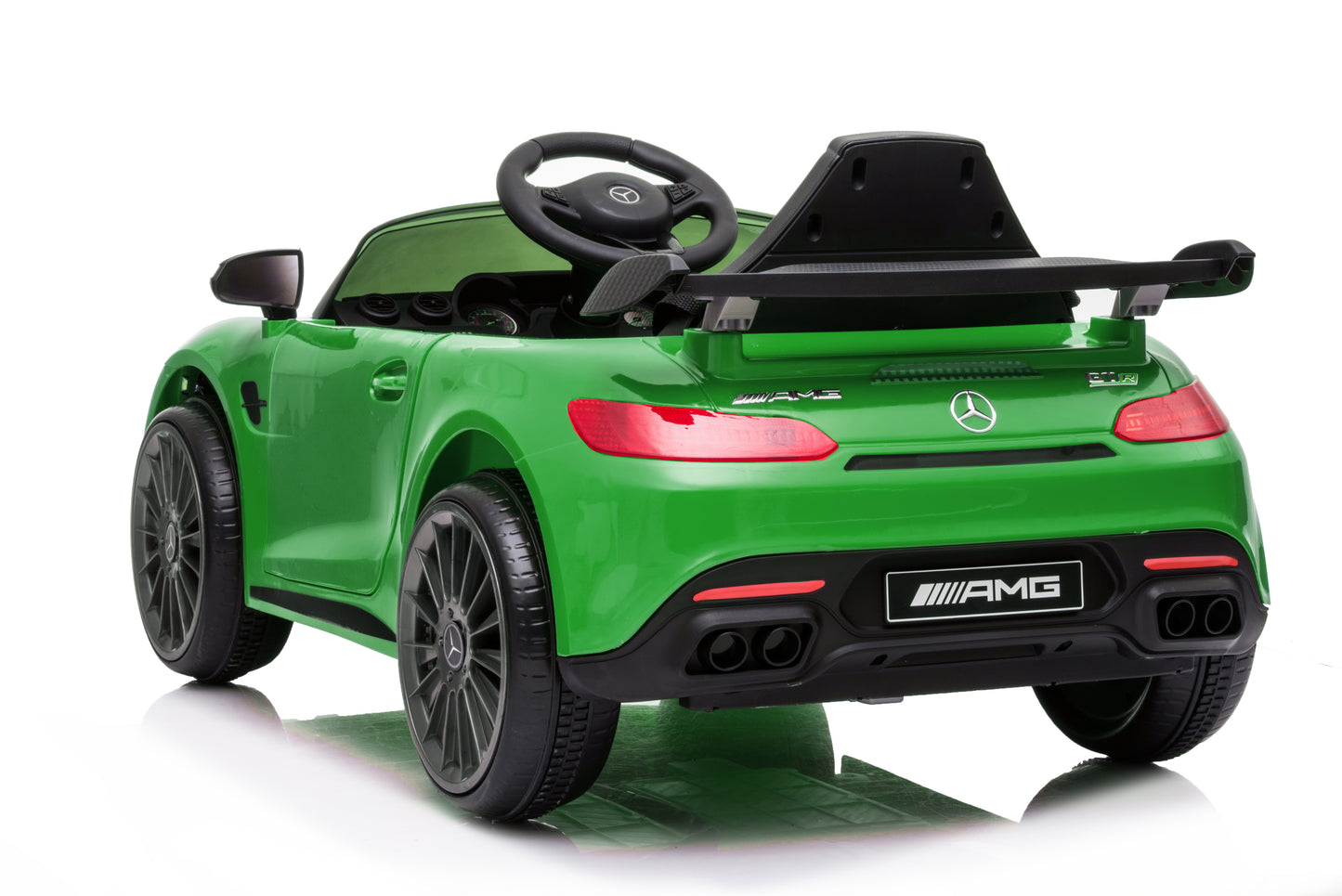 LICENSED MERCEDES AMG  12V 1 SEAT WITH PARENTAL REMOTE, LEATHER SEAT