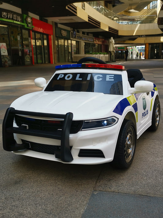 Custom Dodge kids police 12v Ride on car with Siren, Loud Speaker and Remote