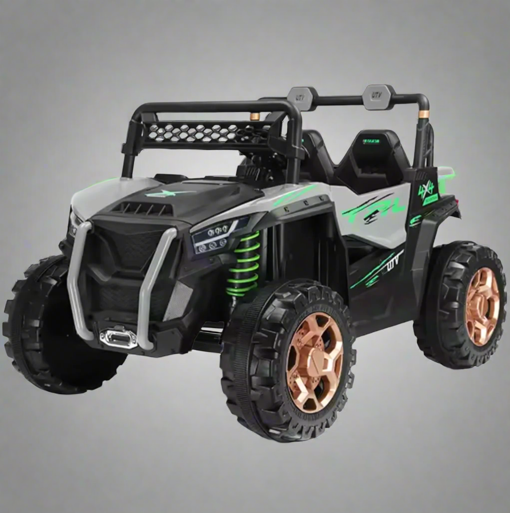 2 Seaters 24V Ride-on UTV with 4-Wheel Drive, Remote Control, EVA Tires, Suspension