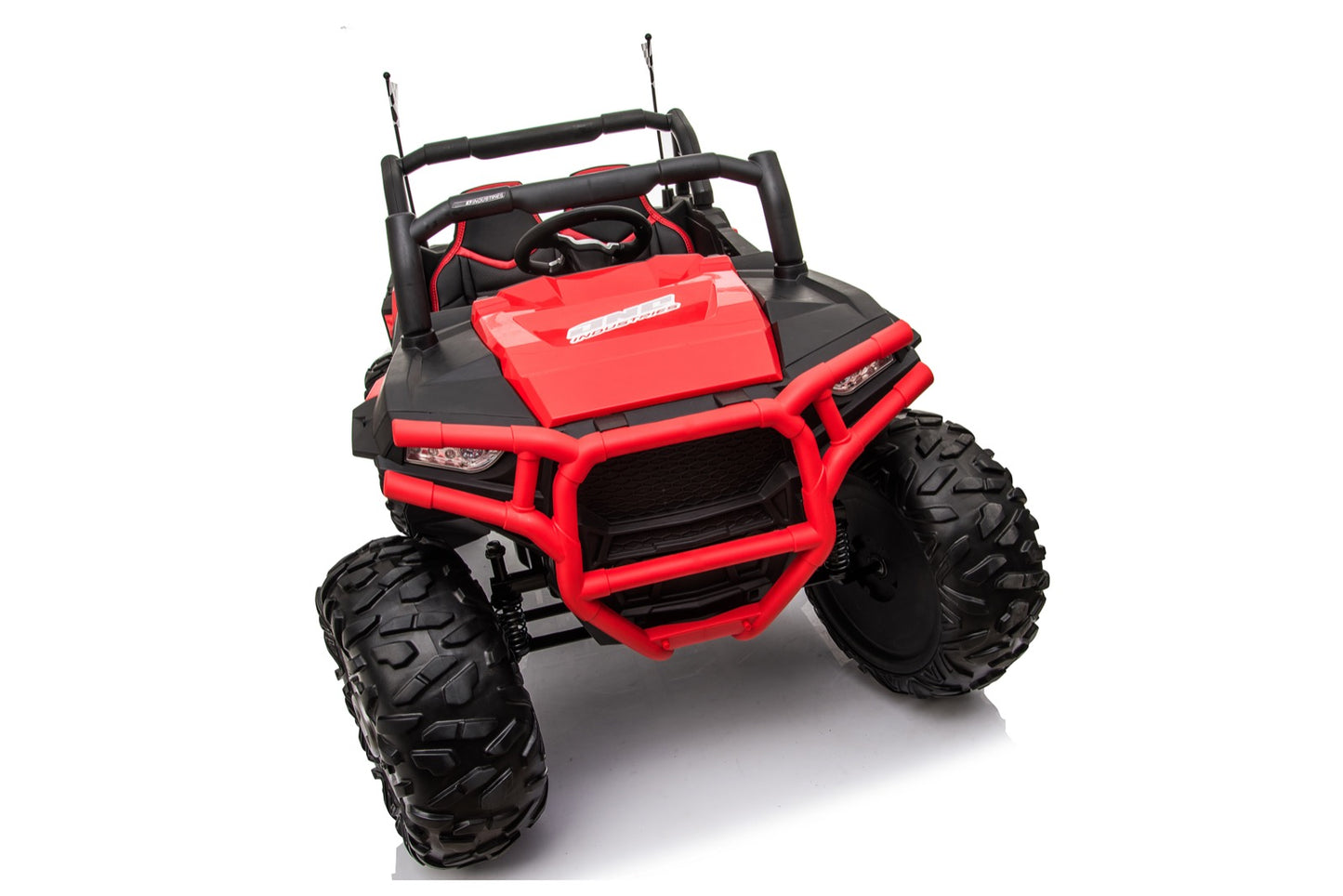 24V UTV 2 Seater DELUXE Twin 200w Motor Kids Ride On Car with Remote Control, Rubber Tire