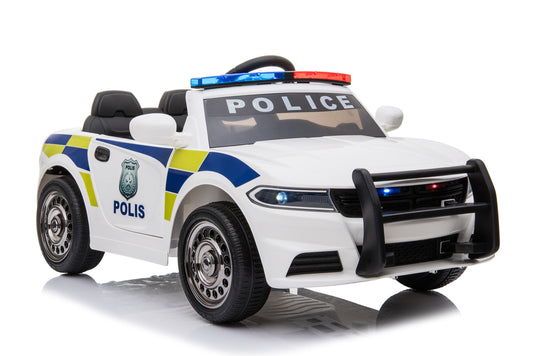 Custom Dodge kids police 12v Ride on car with Siren, Loud Speaker and Remote