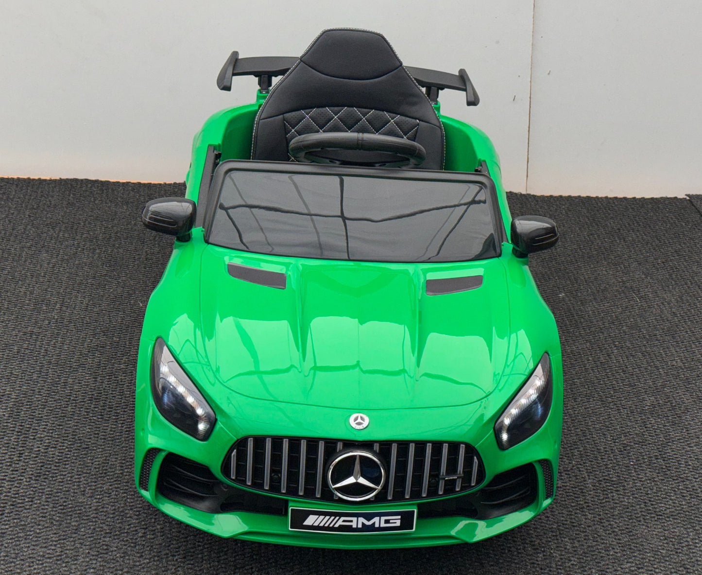 LICENSED MERCEDES AMG  12V 1 SEAT WITH PARENTAL REMOTE, LEATHER SEAT