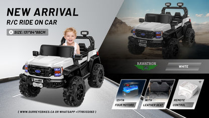 2 Seater 12V 4WD Kids Ride On Pickup Truck with Parental Remote