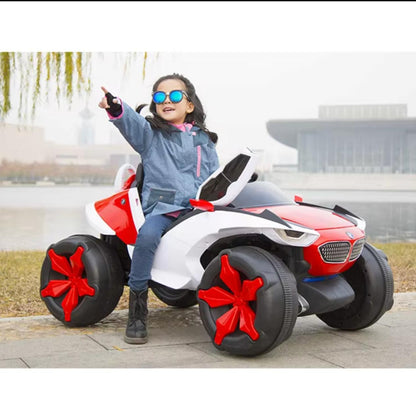 Futuristic 12V Kids Ride on SUV OVERSIZED Parental Remote