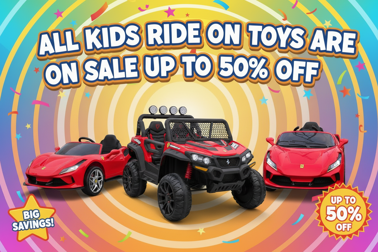 keep the picture just change the bikes pics to kids ride on toys pics