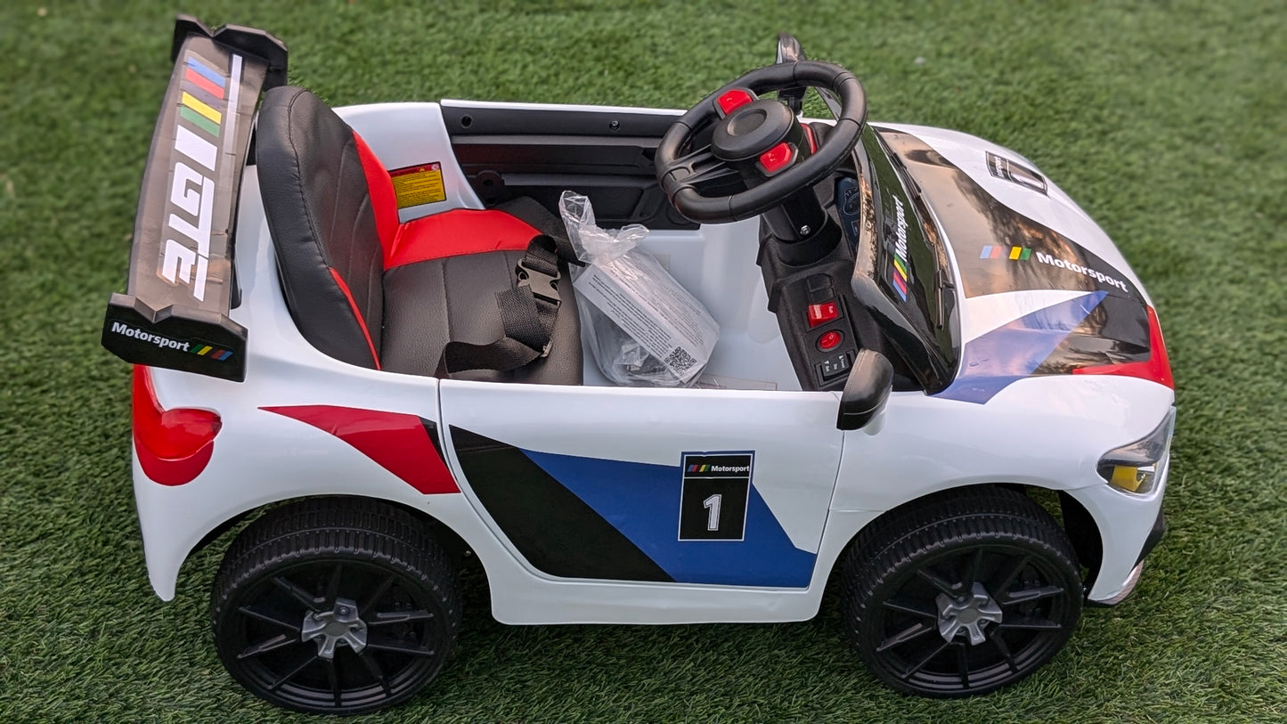 12V 1 seat Ride-ON Car, Parental Remote, leather Seat, Music