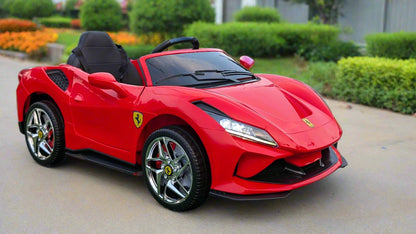 Luxury 1 Seat 12V Kids Ride-on Car with Parental Remote, Music, Leather Seat